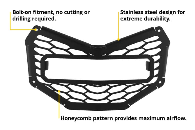 Diode Dynamics — Diode Dynamics 17-26 Can Am Maverick X3 SS10 Grille Sport Yellow Combo - view 6