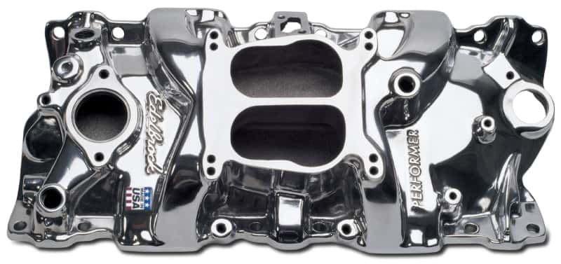 Edelbrock — Edelbrock Performer Manifold Polished
MANIFOLD - view 1