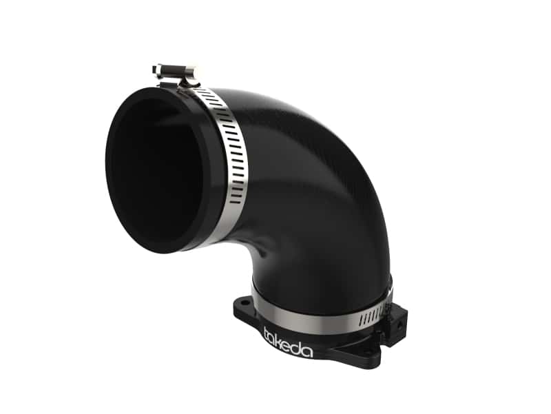 aFe — aFe 2019-2020 Hyundai Veloster N L4-2.0L (T) Takeda Turbo Inlet w/ Factory Intake
Turbo Inlet - view 1