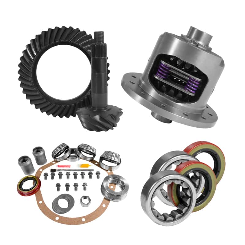 Yukon Gear & Axle — Yukon Gear 8.875in GM 12T 3.42 Rear Ring & Pinion Install Kit 30 Spline Positraction Axle Bearings
Gear & Install Pkg
Gear/Install Pkg - view 1