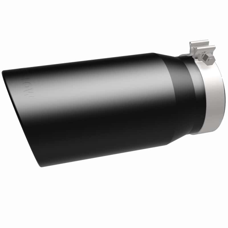 Magnaflow — MagnaFlow Tip Stainless Black Coated Single Wall Round Single Outlet 6in Dia 5in Inlet 13in L
Stainless Steel
Exhaust Tip - view 7