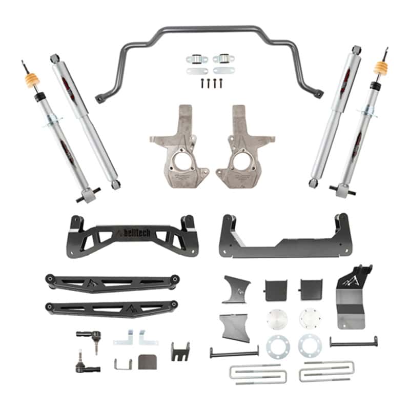 Belltech — Belltech 16-18 Chevrolet Silverado / GMC Sierra 1500 4WD 7-9in Suspension Lift Kit w/ Shocks
LIFT KIT - view 3