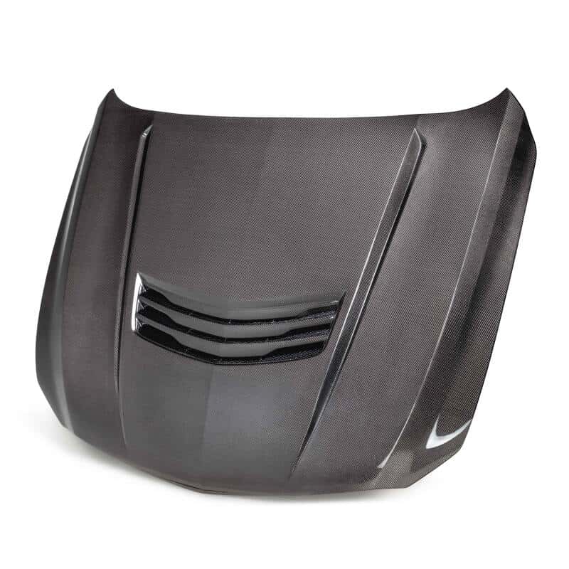 Anderson Composites — Anderson Composites 20-23 Cadillac CT5-V Blackwing Carbon Fiber Hood - Type SV - view 1