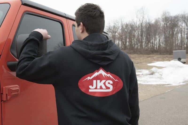 JKS Manufacturing — JKS Manufacturing Zippered Black Hoodie - 2XL
JKS Hoodie - view 3