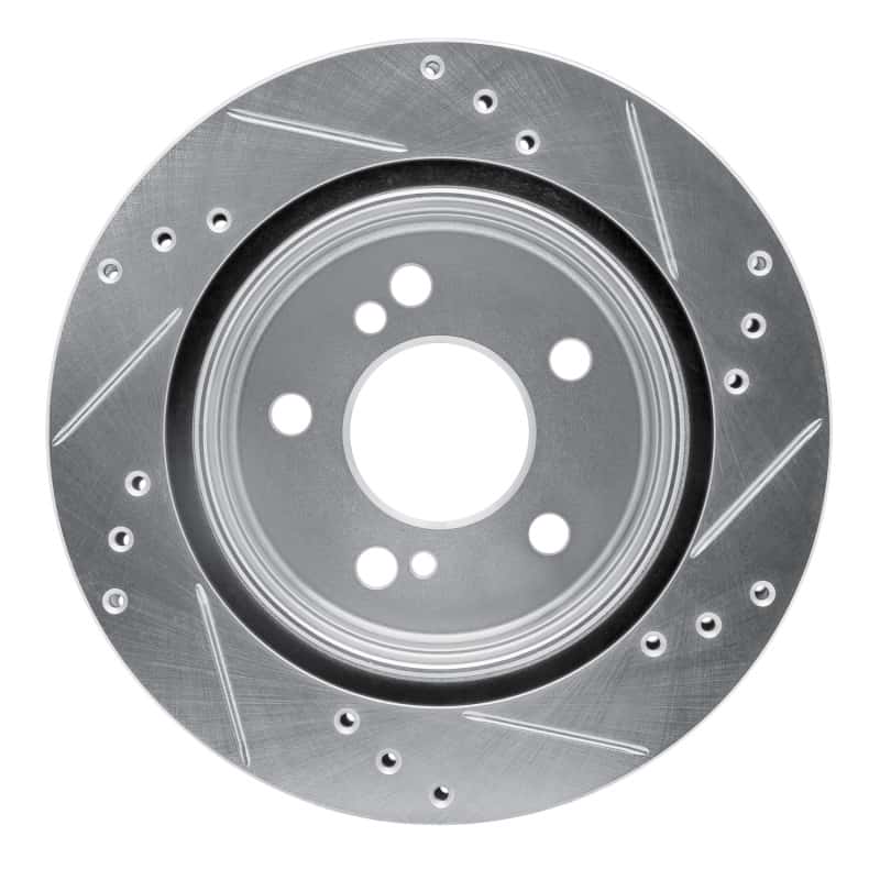 R1 Concepts — R1 92-94 Mercedes-Benz 500E Rear Left Drilled & Slotted Silver Brake Rotor
R1 Brake Rotor Drill - view 5