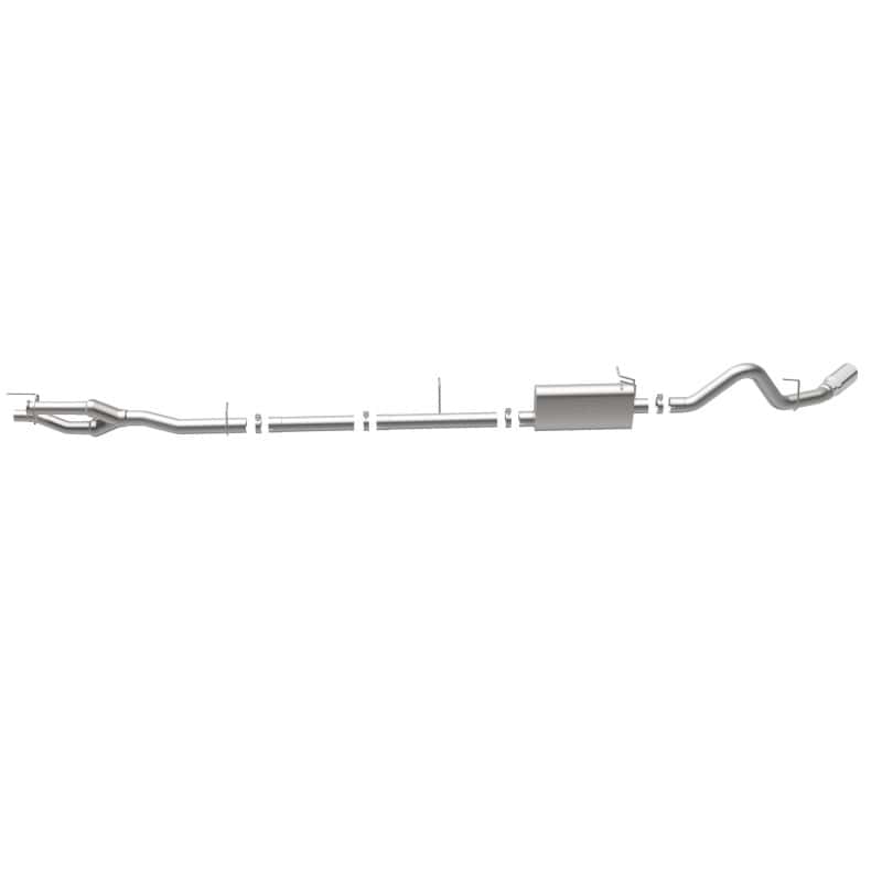 Magnaflow — MagnaFlow Sys C/B 11-15 Ford Super Duty F250 6.2L EC CC, SS 3.5in Single Rear Pass Side Ext 5in Tip
Cat-Back - view 17
