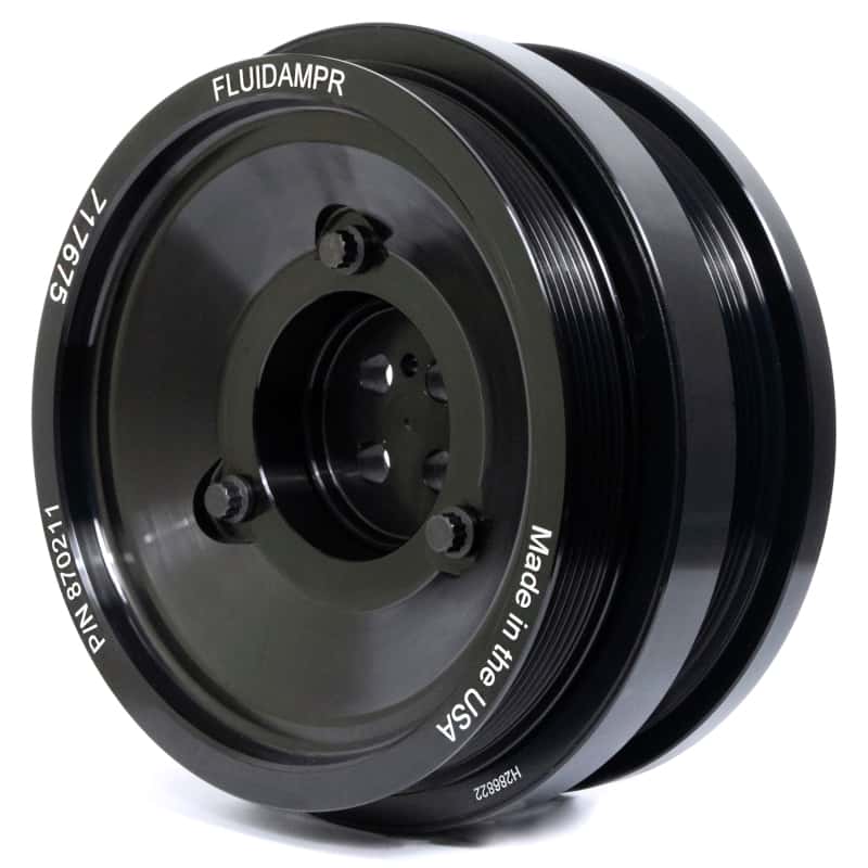 Fluidampr — Fluidampr Ford PowerStroke 6.0L Dual Alternator Steel Externally Balanced Damper
Harmonic Balancer - view 3