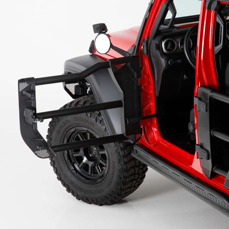 Go Rhino — Go Rhino Jeep 18-21 Wrangler JLU/20-21 Gladiator JT Trailline Replacement Rear Tube Door
Trailline Tube Doors - view 13