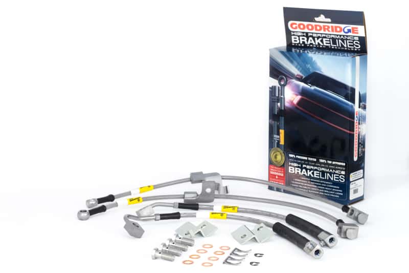 Goodridge — Goodridge 15-17 Ford Mustang GT Stainless Steel Brake Line Kit
Brake Hose Kit - view 1