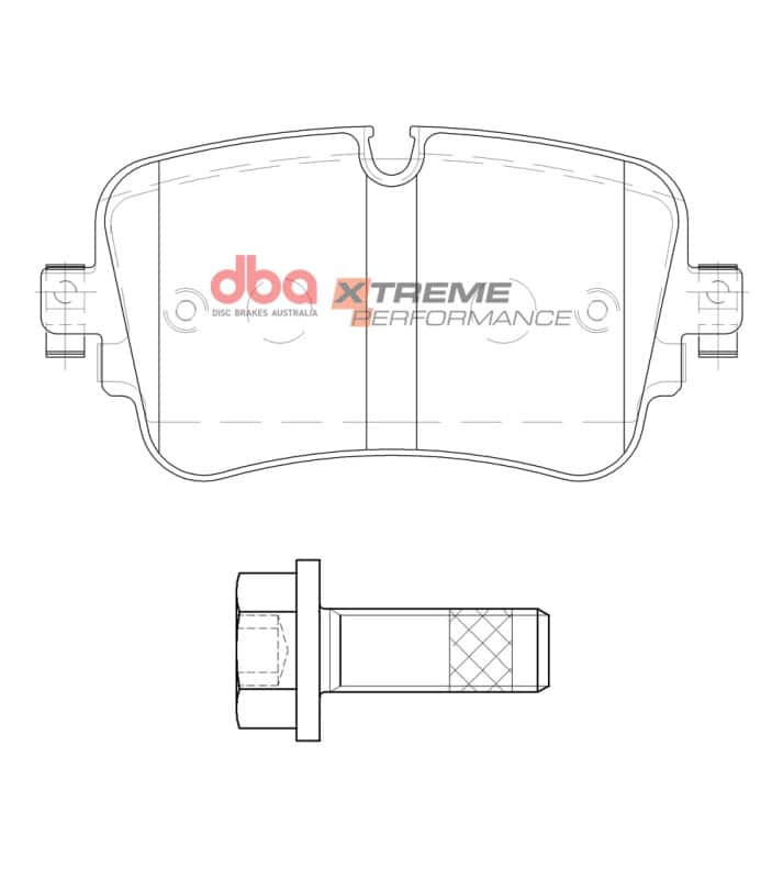 DBA — DBA 19-21 Audi A8 Quattro Rear XP Performance Brake Pads
Brake Pad - view 2