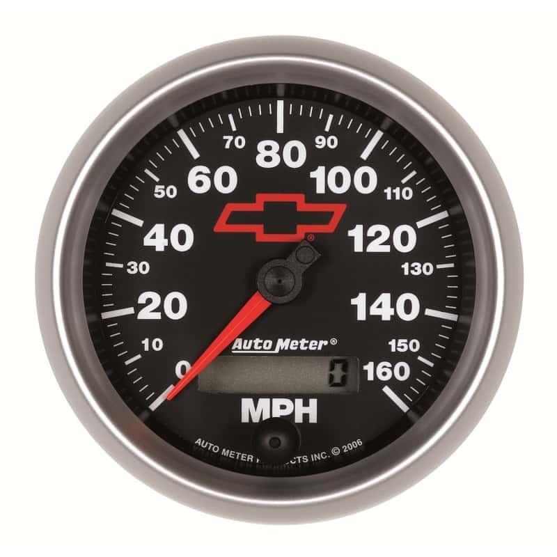 AutoMeter — Autometer Speedometer 3-3/8in, 0-160 MPH, Elec. Programmable - Bowtie Black
3-3/8" SPEEDO, 160 M - view 1