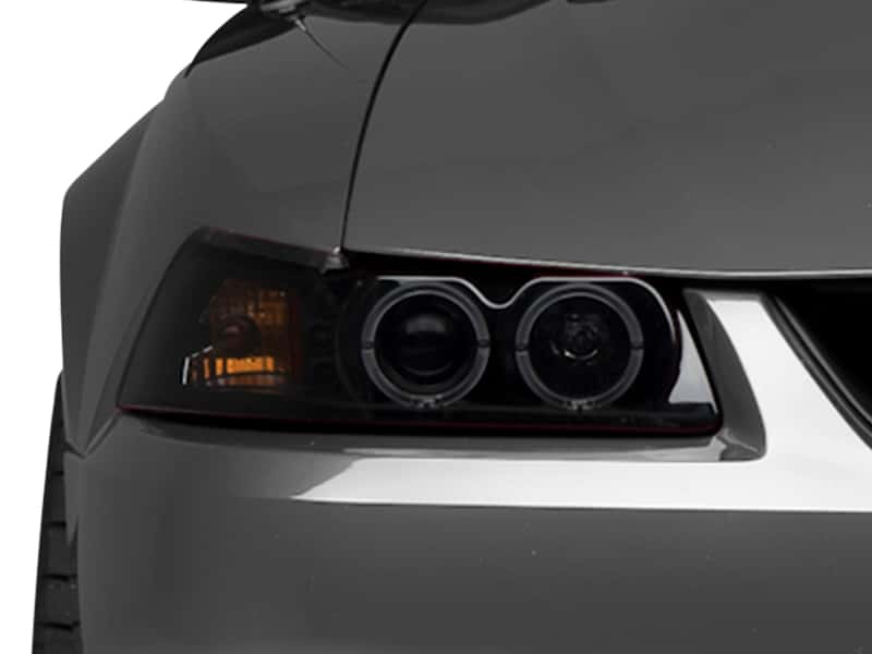Raxiom — Raxiom 99-04 Ford Mustang Dual LED Halo Projector Headlights- Black Housing (Smoked Lens)
Headlights - view 7