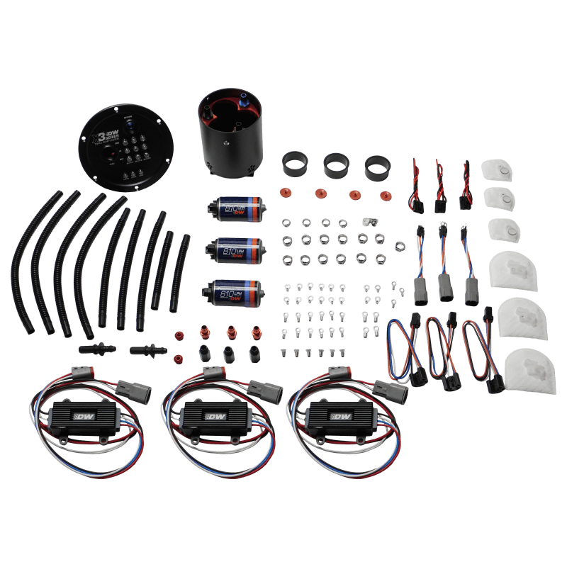 DeatschWerks — DeatschWerks 09-24 Nissan GT-R R35 X3 Triple Pump Module w/ Triple DW810 Pumps and Controllers
Modules - view 1