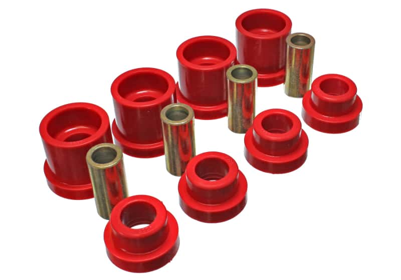Energy Suspension — Energy Suspension 95-98 Nissan 240SX (S14) Red Rear Subframe Insert Set (Must reuse all metal parts)
SuspSbfrBshngKt - view 3