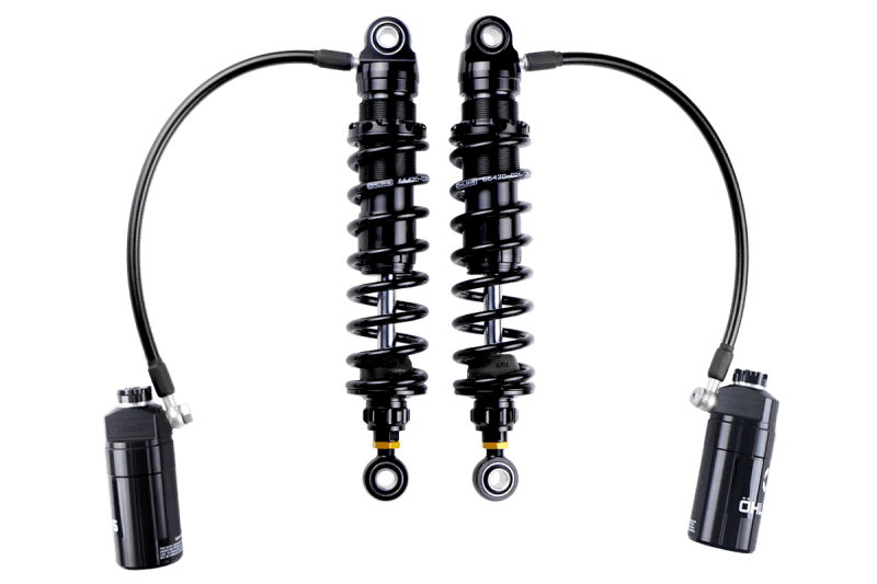 Ohlins — Ohlins 14-26 Harley FL Touring STX 36 Twin Blackline 13in Blk Reservoir Shocks Min 250lb-Max 575lb - view 1