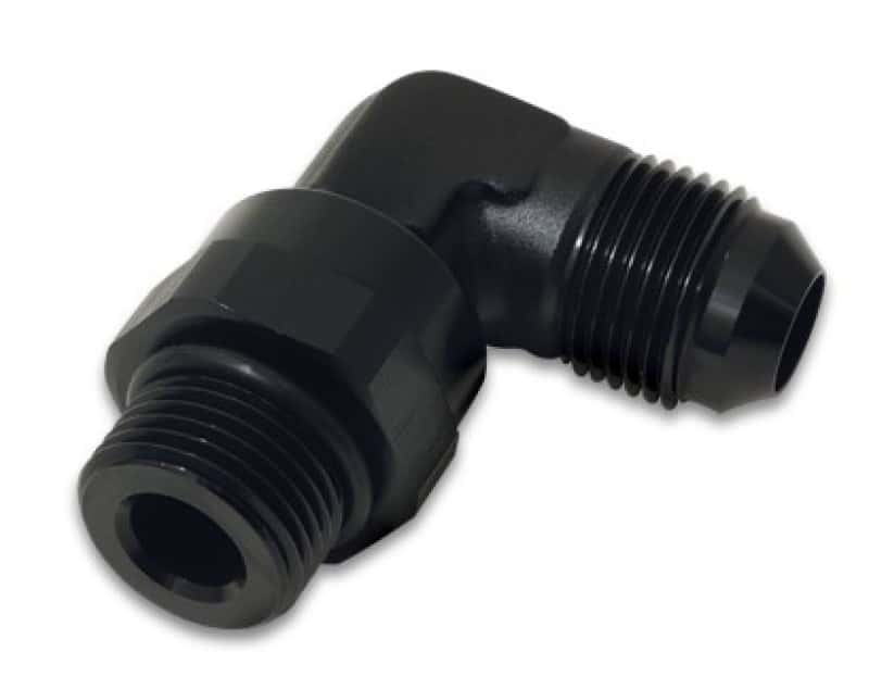Vibrant — Vibrant -10AN Male Flare to Male -8 ORB Swivel 90 Degree Adapter - Anodized Black
-10AN-8ORBMale90Deg - view 3
