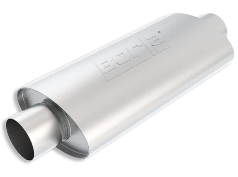 Borla — Borla XR-1 Racing Sportsman 4in Inlet/Outlet Center/Center Oval Muffler-4.5in Diameter x 12in Length
XR-1 Sportsman Muffl
Muffler - view 1