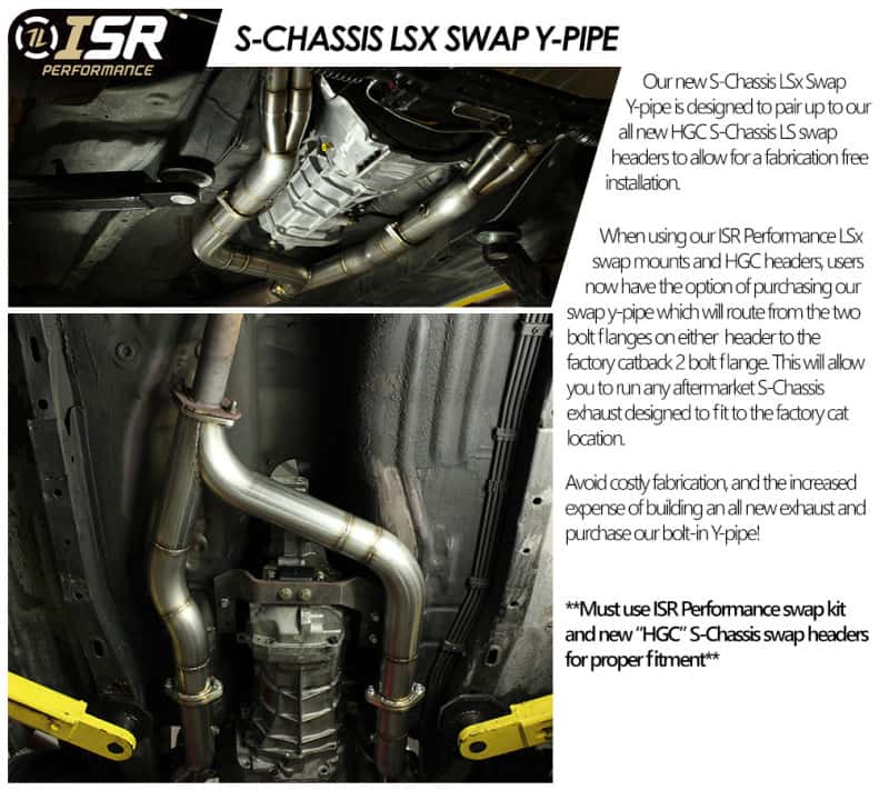 ISR Performance — ISR Performance S-Chassis LS Swap Y-Pipe - view 1