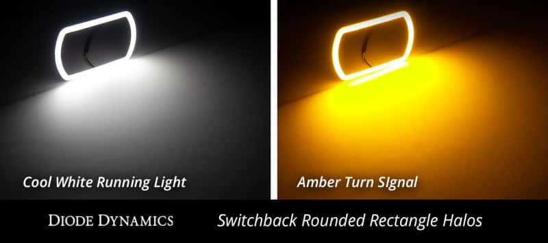 Diode Dynamics — Diode Dynamics Switchback Rounded Rectangle Halos - view 5