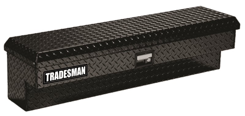 Tradesman — Tradesman Aluminum Side Bin Truck Tool Box (48in.) - Black - view 1