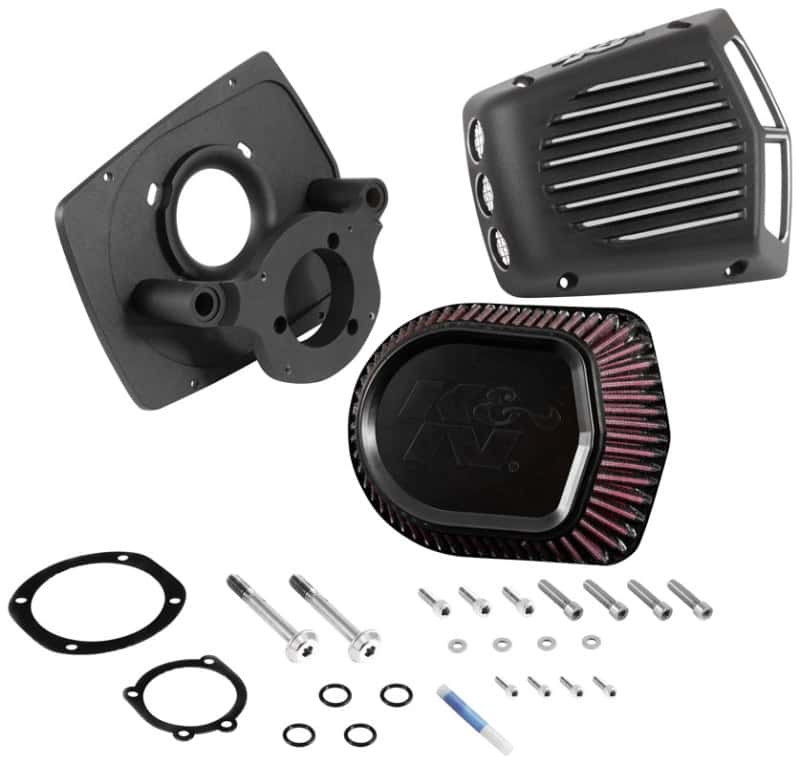 K&N Engineering — K&N Street Metal Intake System for 01-16 Harley-Davidson Softail/Dyna - Shaker Black
Air Intake System - view 9