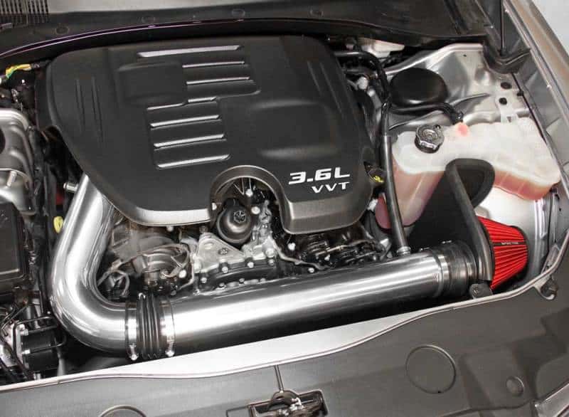 Spectre — Spectre 11-17 Challenger/Charger 3.6L Air Intake Kit - Polished w/Red Filter
Spectre Air Intake K
Air Intake System - view 8