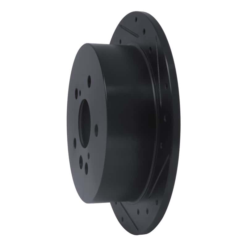 R1 Concepts — R1 04-09 Lexus RX330 Rear Right Drilled & Slotted Black Brake Rotor
R1 Brake Rotor Drill - view 2
