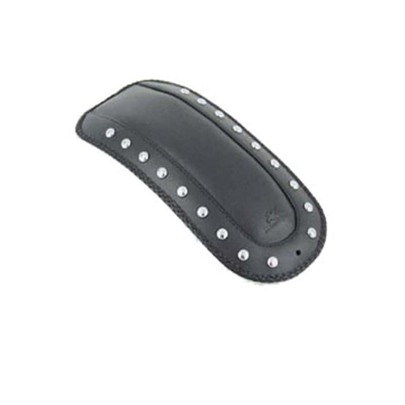 Mustang Motorcycle — Mustang 00-17 Harley Softail FLSTS, FLSTN, FLSTC w/Stud Plate Fender Bib w/Studs - Black - view 2