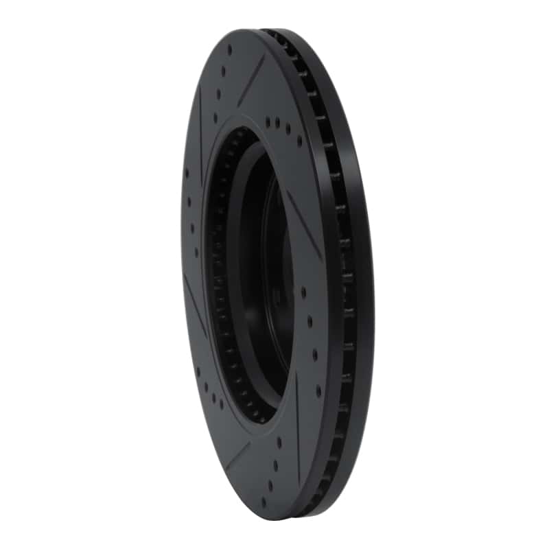 R1 Concepts — R1 11-19 Nissan Juke Front Right Drilled & Slotted Black Brake Rotor
R1 Brake Rotor Drill - view 4