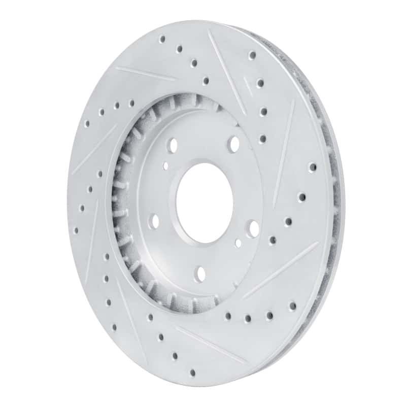 R1 Concepts — R1 91-96 Acura NSX Rear Left Drilled & Slotted Silver Brake Rotor
R1 Brake Rotor Drill - view 4