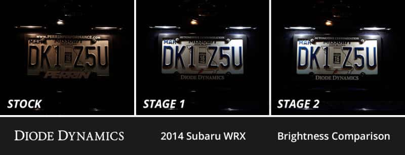 Diode Dynamics — Diode Dynamics 08-14 Subaru WRX Interior LED Kit Cool White Stage 2 - view 3