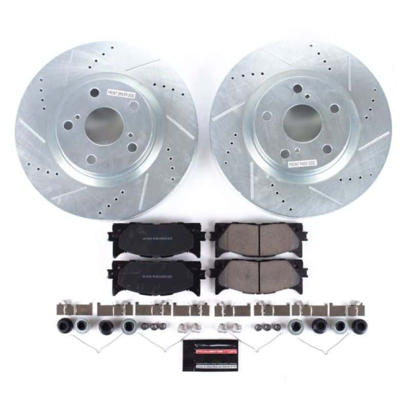 PowerStop — Power Stop 13-18 Lexus ES300h Front Z23 Evolution Sport Brake Kit - view 1