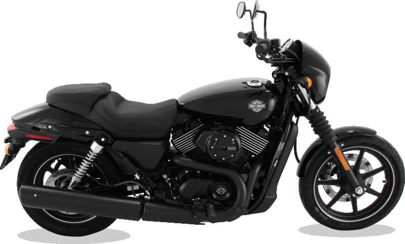 Mustang Motorcycle — Mustang 15-21 Harley Street Standard Touring 1PC Seat - Black - view 3
