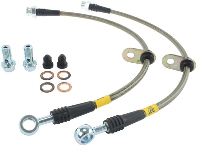 Stoptech — StopTech 06-12 Mitsubishi Eclipse Stainless Steel Rear Brake Lines
SS Brake Lines - view 3