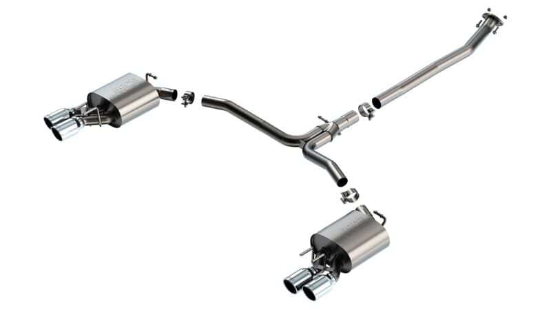Borla — Borla 18-22 Toyota Camry XSE S-Type S-Type Cat Back Exhaust (Stainless)
Cat-Back System - view 1
