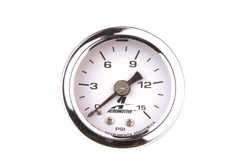 Aeromotive — Aeromotive 0-15 PSI Fuel Pressure Gauge
Gauge - view 1