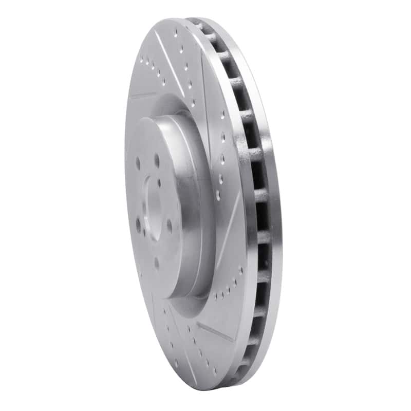 R1 Concepts — R1 03-25 Subaru BRZ Front Right Drilled & Slotted Silver Brake Rotor
R1 Brake Rotor Drill - view 2