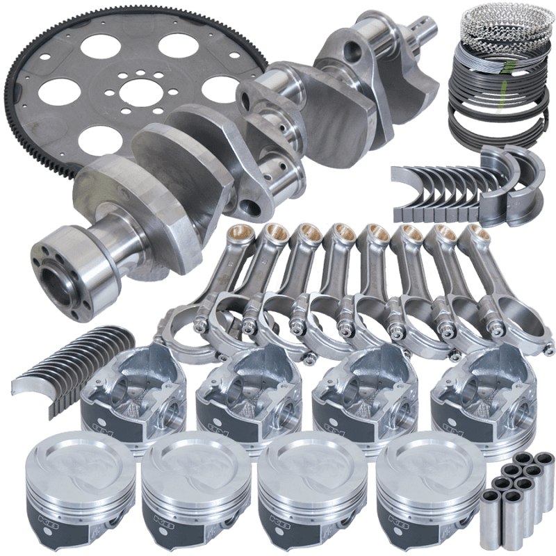 Eagle — Eagle Chevy 350 1Pc 3.750in Crank 5.700in I-Beam Rod 4.060in Pistons 153 Tooth FP Balanced Assembly
Bal Str & Strip Assy - view 1