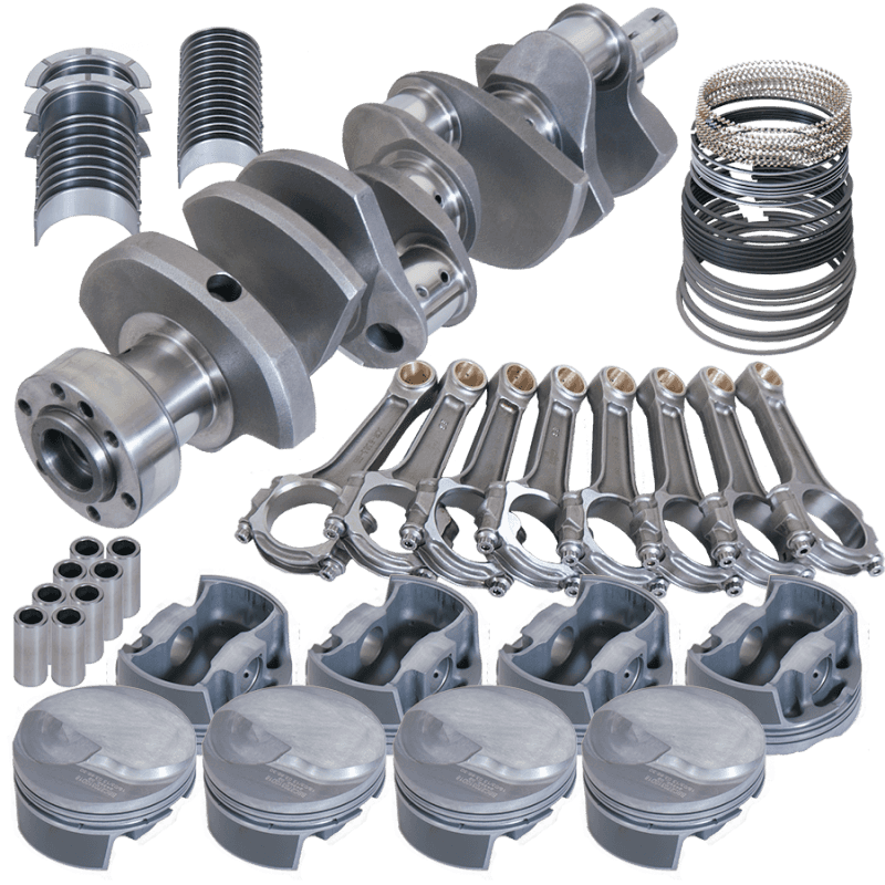 Eagle — Eagle Chevy 454 1Pc 4.250in Crank 6.385in I-Beam Rods 18cc Dome 4.320in Pistons Rotating Assembly
Street & Strip Assy - view 1