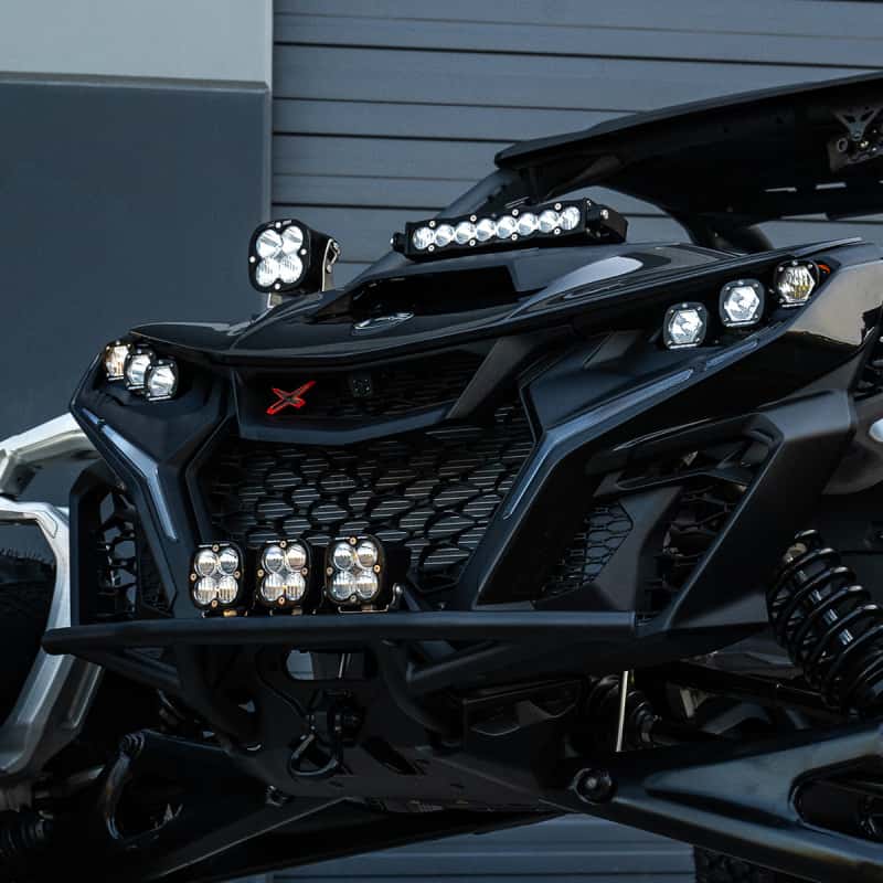 Baja Designs — Baja Designs Can-Am Maverick R Clear 10in S8 Shock Tower Kit - view 3