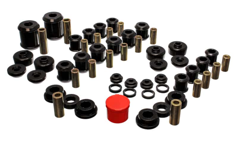 Energy Suspension — Energy Suspension 95-99 Mitsubishi Eclipse FWD/AWD Black Hyper-flex Master Bushing Set
Master Bushing Kit - view 3