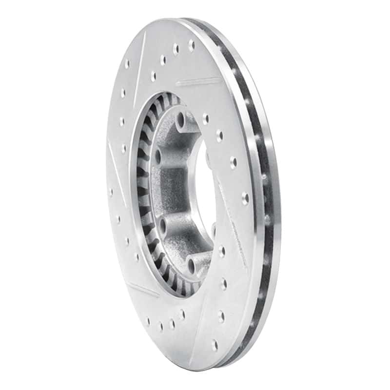 R1 Concepts — R1 81-87 Dodge Raider Front Right Drilled & Slotted Silver Brake Rotor
R1 Brake Rotor Drill - view 4