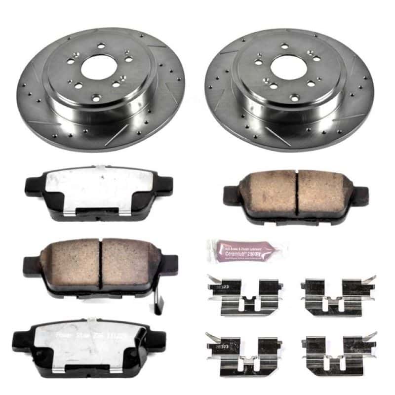 PowerStop — Power Stop 06-14 Honda Ridgeline Rear Z36 Truck & Tow Brake Kit - view 1