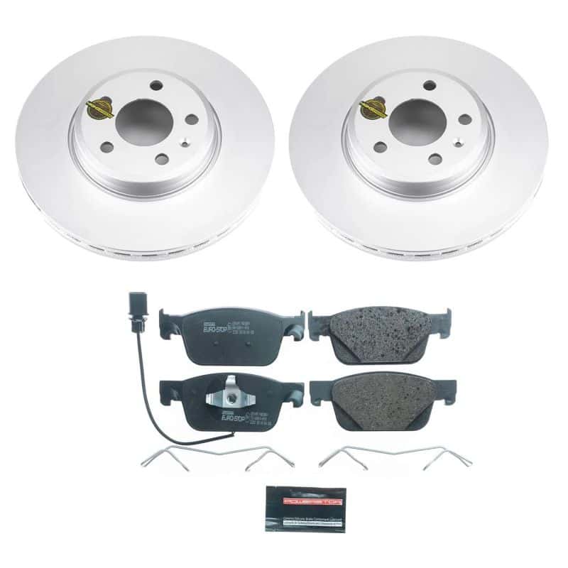 PowerStop — Power Stop 17-19 Audi A4 Front Euro-Stop Brake Kit - view 1
