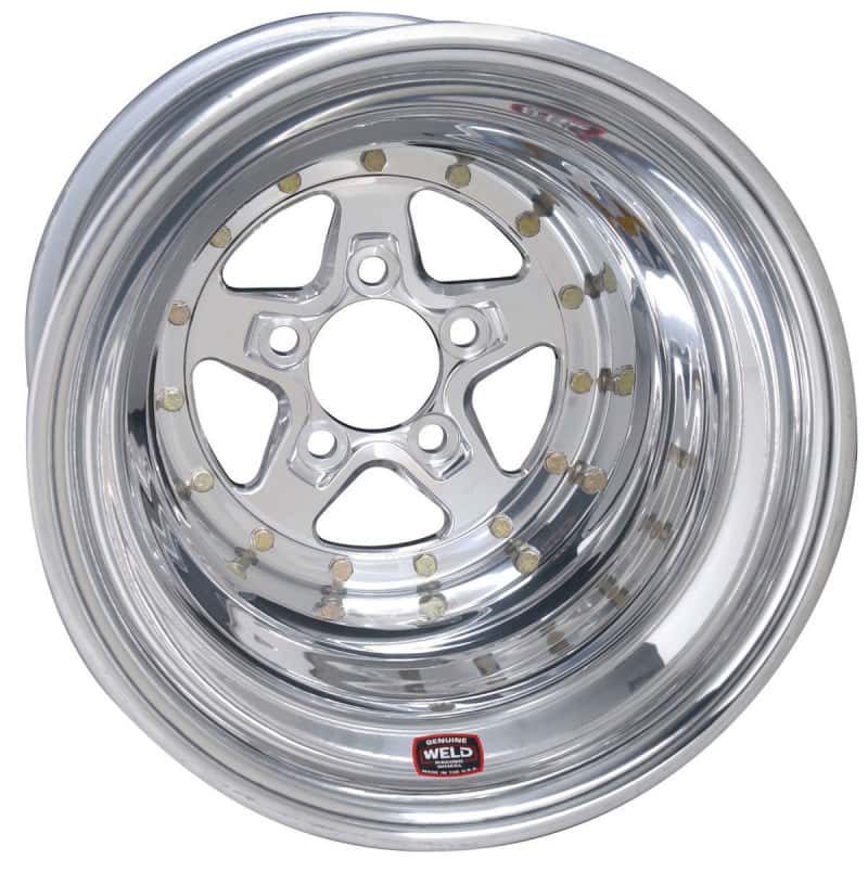 Weld — Weld Alumastar 2.0 15x4 / 5x4.75 BP 1.7 / 5in. BS Polished Wheel - Non-Beadlock
15x4'' Alumastar - view 1