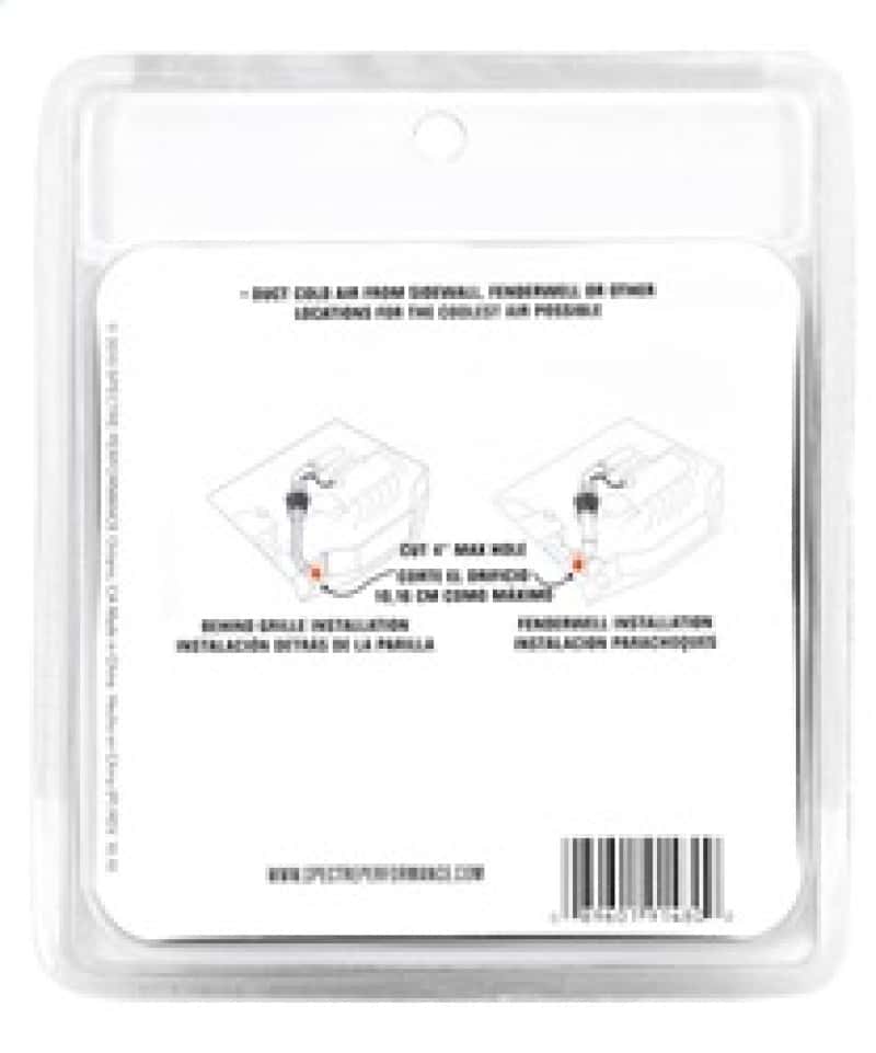 Spectre — Spectre Intake Tube/Duct Mounting Plate (ABS) 4in. OD
Intake Tube/Duct Mou
Mounting Plate - view 3