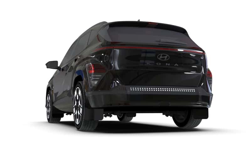 Rally Armor — Rally Armor 24-25 Hyundai Kona/Kona EV Black UR Mud Flap w/Metallic Black Logo
Mud Flap - view 2