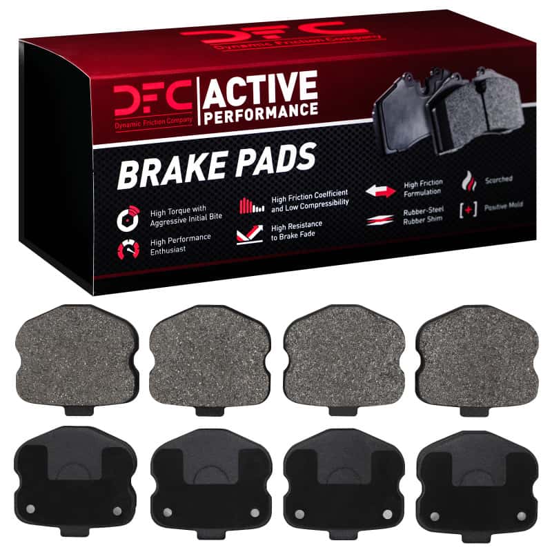 DFC — DFC 06-13 Chevrolet Corvette Rear Active Performance Pads - Low Metallic
DFC Brake Pad Set - view 1