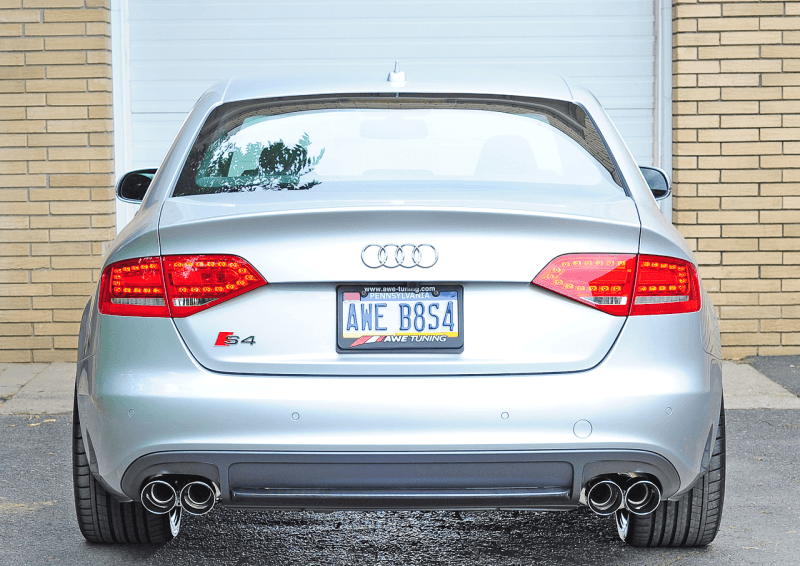 AWE Tuning — AWE Tuning Audi B8 / B8.5 S4 3.0T Touring Edition Exhaust - Chrome Silver Tips (90mm)
Touring Exhaust - view 2