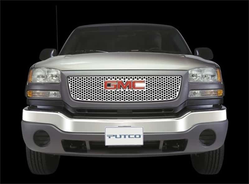 Putco — Putco 94-98 GMC Sierra w/ Logo CutOut - Will not Fit 3500 Punch Stainless Steel Grilles
Grille Insert - view 2
